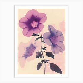 Beautiful Petunia Plant Art Print