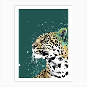 Leopard Canvas Print 2 Art Print