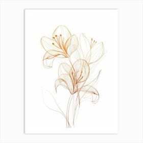 Lilies 5 Art Print