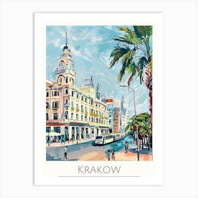 Krakow City Art Print