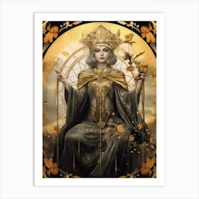 Golden Queen Art Print