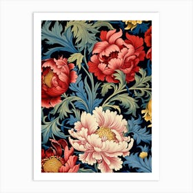 Floral Wallpaper 66 Art Print