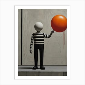 'Balloon Man' Art Print