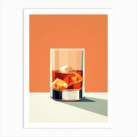 Glass Of Whiskey Art Print