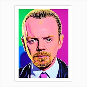 Simon Pegg Pop Movies Art Movies Art Print