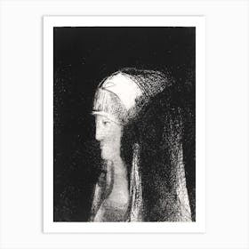 Druidesse (1891), Odilon Redon Art Print