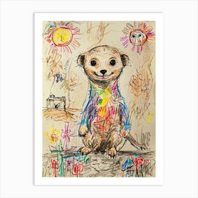 Meerkat 6 Art Print