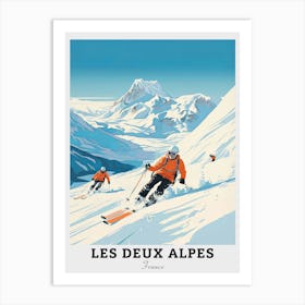 Les Deux Alps Travel Art Print