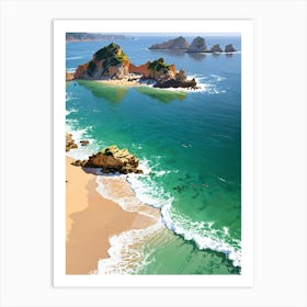 Beach In Portugal 5 Art Print