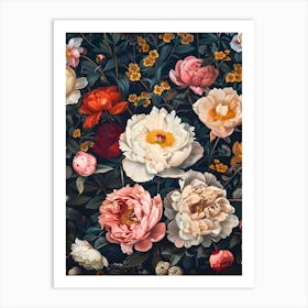 Peonies Art Print