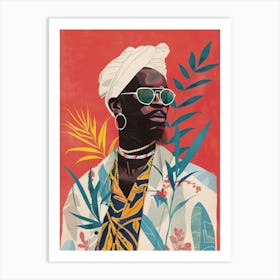 Man In Sunglasses Art Print