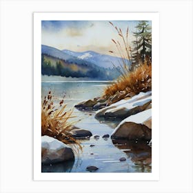 Winter Landscape 11 Art Print