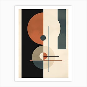 Boho Geometric Minimalism 3 Art Print