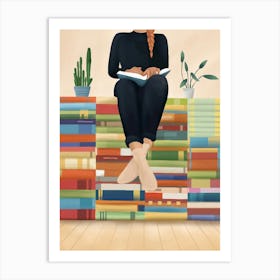 Books!! 1 Art Print