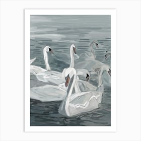 Swan Lake Art Print