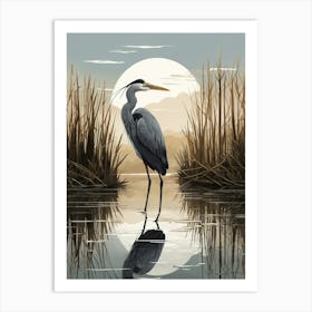 Great Blue Heron Art Print