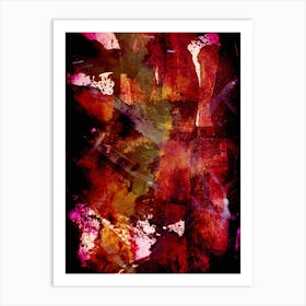 Abstract Painting crossroads Art Print