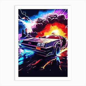 Back To The Future 2 Art Print