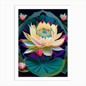 Sacred Lotus Fauvism Matisse 4 Art Print