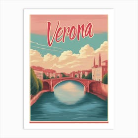 Aihrgdesign A Classic 1960s Travel Poster For Verona Showcasi 59bc7efc Fce0 4754 83e7 5011b048c694 1 Art Print