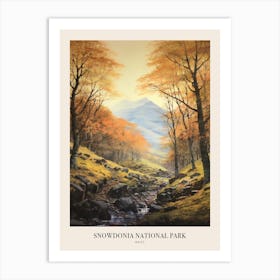 Snowdonia National Park Uk Trail Poster Art Print