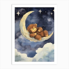 Baby Orangutan 1 Sleeping In The Clouds Art Print