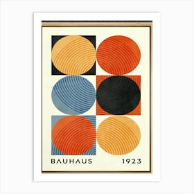 Bauhaus circles art 1923 Art Print