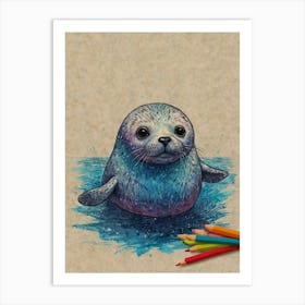 Seal! 4 Art Print