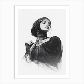 Muslim Woman Art Print