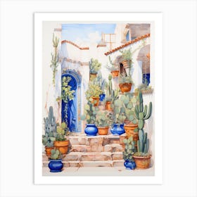 Cactus Garden - Bohemian Art Art Print