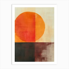 A Minimalist Abstract Painting Art Print