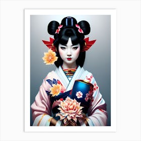 Geisha 48 Art Print