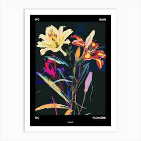 No Rain No Flowers Poster Bouquet 5 Art Print