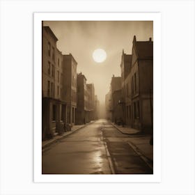 Street Scene - Street Stock Videos & Royalty-Free Footage Art Print