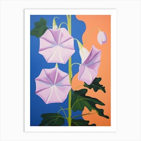 Canterbury Bells 3 Hilma Af Klint Inspired Pastel Flower Painting Art Print