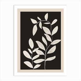 Minimalist Plants & Leaves Art 1 Art Print