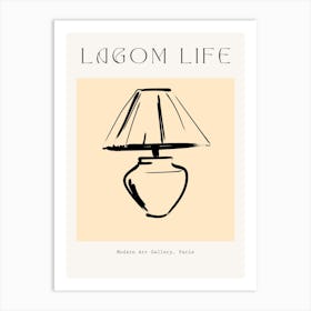 Lagom Life 1 Art Print