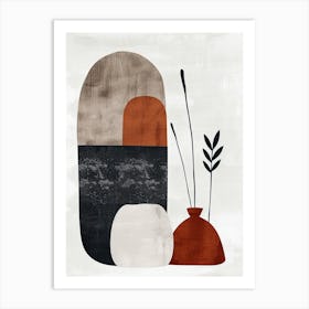 Tawau Stone Park Bauhaus Minimalist Art Print