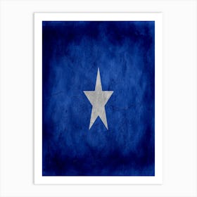 Somalia Flag Texture Art Print