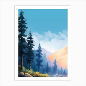 Landscape With Trees 5 Art Print