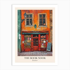 Krakow Book Nook Bookshop 3 Poster Art Print