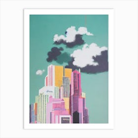 Abstract City Art Print