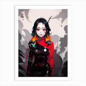 Anime Girl 1 Art Print