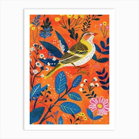 Spring Birds Lark Art Print