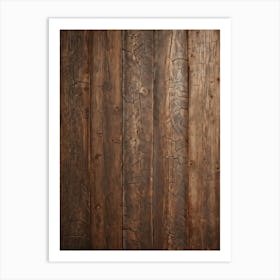 Antique Wooden Texture Showcasing A Rich Rustic Design With An Intricate Grunge Pattern Incorporat (3) Art Print