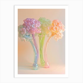 Dreamy Inflatable Flowers Queen Annes Lace Art Print