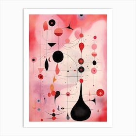 Pink Elements Art Print