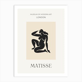 Matisse Beige Woman Art Print