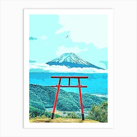 Fuji mount 1 Art Print