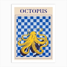 Octopus Seafood Poster Art Print